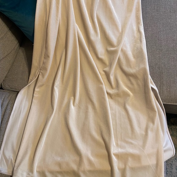 *BRAND NEW* 7 for all mankind - CreamVelvet Cami Slip On Dress - Picture 3 of 4